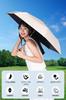 Automatic Opening and UV Complete Folding Parasol and Rain for Both Sunny and Rainy Prevents Protects Against UV Rays and Heat Protects Heat Windproof