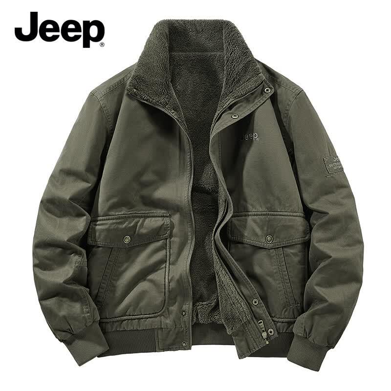 Мужская утолщенная хлопковая рабочая куртка JEEP 3XL