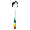 Tableware Round Head Soup Spoon Stainless Steel Deepened Serving Spoon Long Handle Colorful Rust-Proof Spoon Porridge