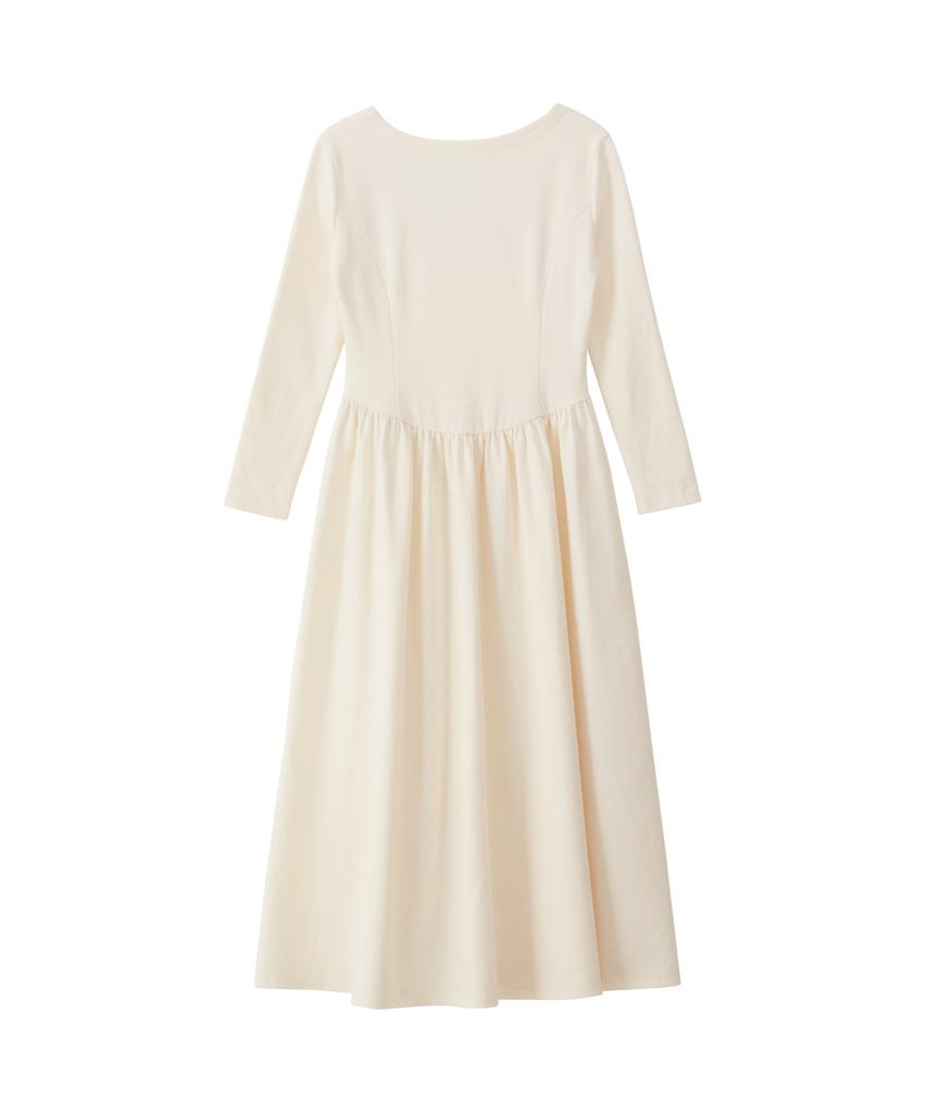 Salon De Yon Basic Ballet Core Dress_ Ivory