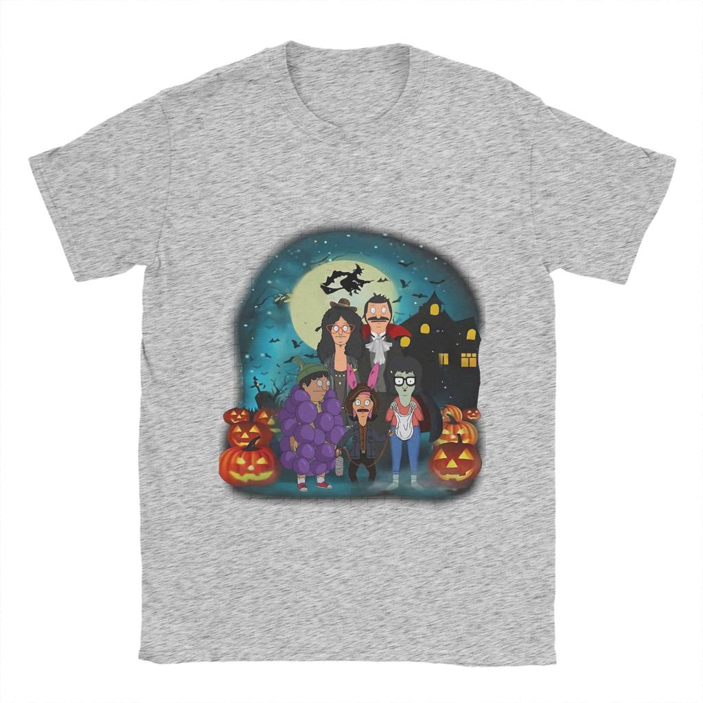 Pánské tričko Bobovy burgery Čistě bavlněné oblečení Vtipné tričko s krátkým rukávem a kulatým výstřihem Nápad na dárek Trička