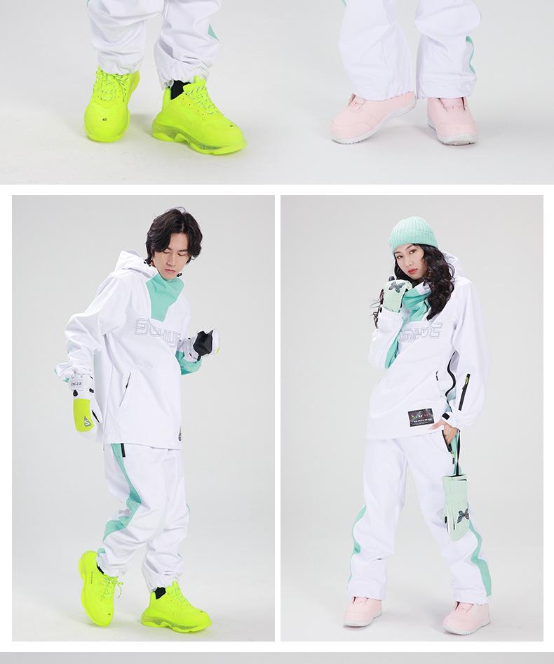 2023 Winter Ski Suit Set: Windproof, Waterproof, Thickened Warmth for Men & Women