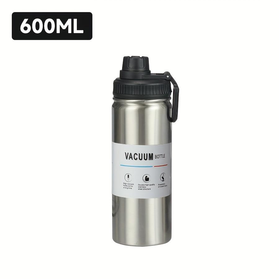 1pc, Vacuum Sports Water Bottle, 304 Stainless Steel Water Cups, Portable Travel Water Bottles, for Camping, Hiking, Fitness, Outdoor Drinkware