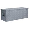 Aluminum Box - vidaXL - 110.5 X 38.5 X 40 Cm - Silver - Rust-resistant - 1 Compartment