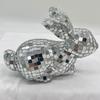 2025 Neue Osterdekoration Disco-Hase Requisite Silbernes Schönes Ornament Hase Spiegelkugel Tiergeschenk Schaumstoff Disco Reflektierend P8E5