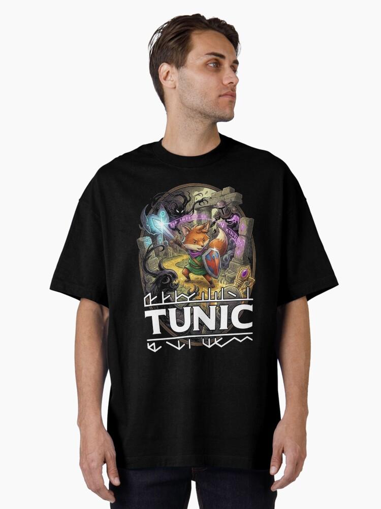 Tunic Fox Overworld Swamp Dark Tomb Exploration Oversized T-Shirt
