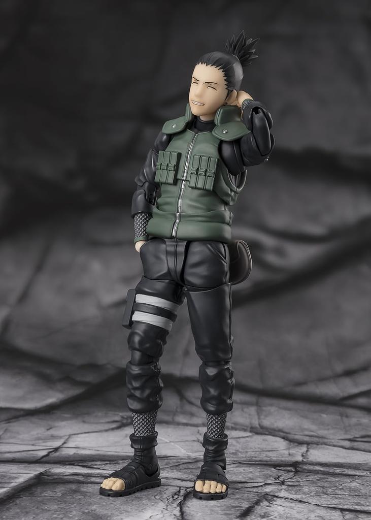 TAMASHII NATIONS NARUTO Shippuden Mozek Nara Shikamaru, který vidí deset pohybů Přibližně 145 mm malovaná pohyblivá figurka SHFiguarts -Vpřed- PVC&ABS