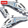 Technical Train Maintenance Advanced Model City Rail Tracks Building Blocks Toys For Kids Boys MOC EXPERT