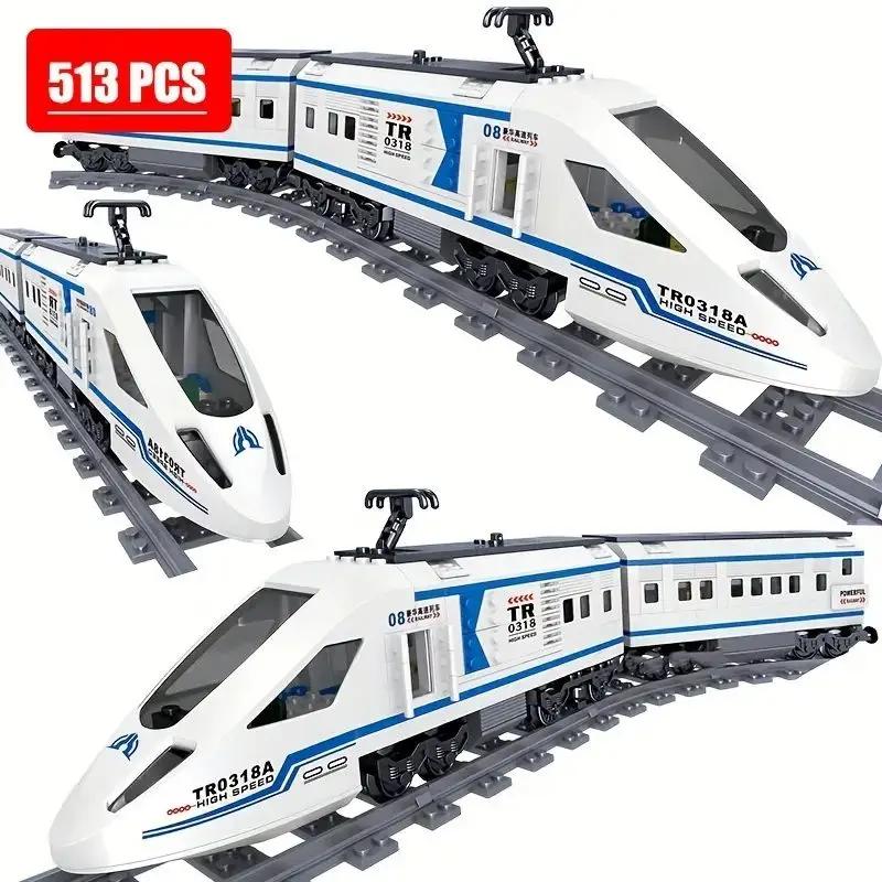 Teknik Tren Bakımı Gelişmiş Model Şehir Raylı Rayları Yapı Taşları Oyuncakları Çocuklar İçin Boys MOC EXPERT