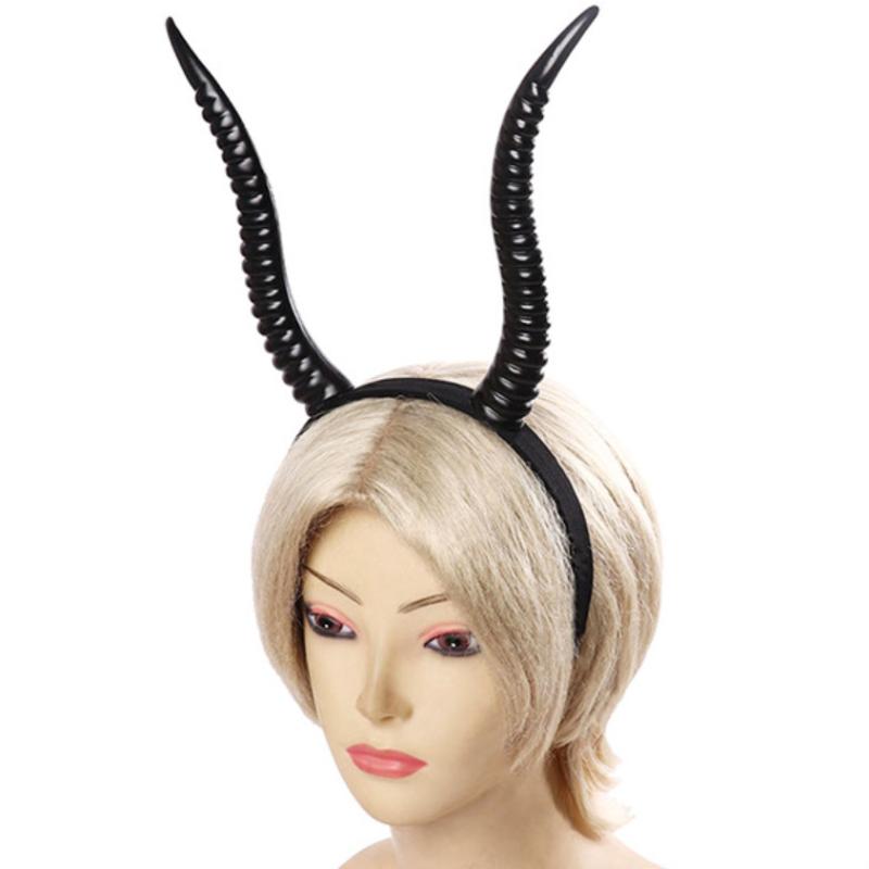 Gazelle Horn Headband Cosplay Props Fantasia Headwear Women Halloween Carnival Party Costume Accessories