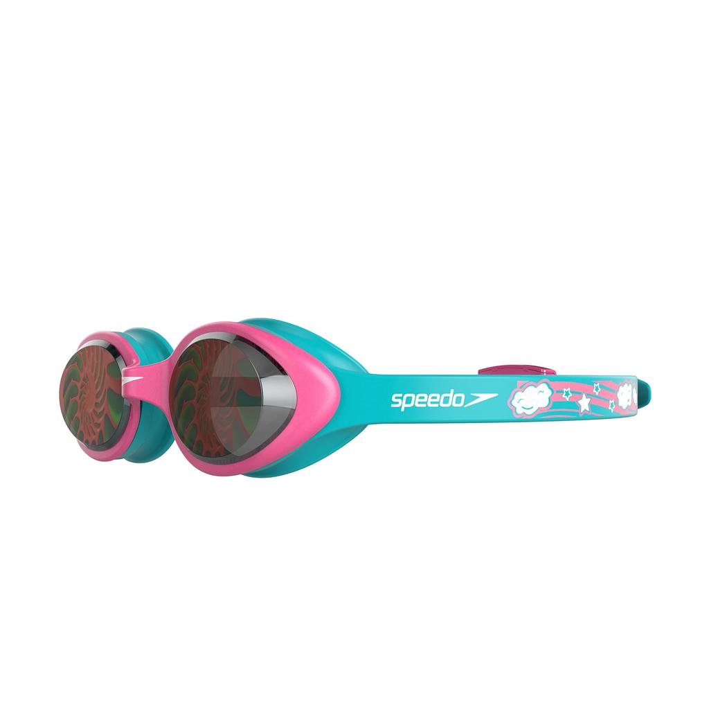 Speedo Illusion Junior Bali Free Size Goggles, Unisex, SEB02212, Blue/Pink,