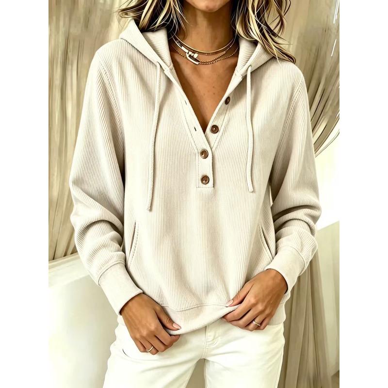 DICFY Women's Fashion Casual Autumn Winter Long Sleeve Blouses & Shirts