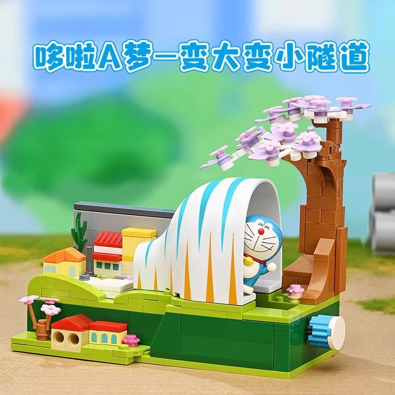 Doraemon Nobita Cartoon Micro Particle Building Blocks Anime Figure Assembly Toy for Kids Gift