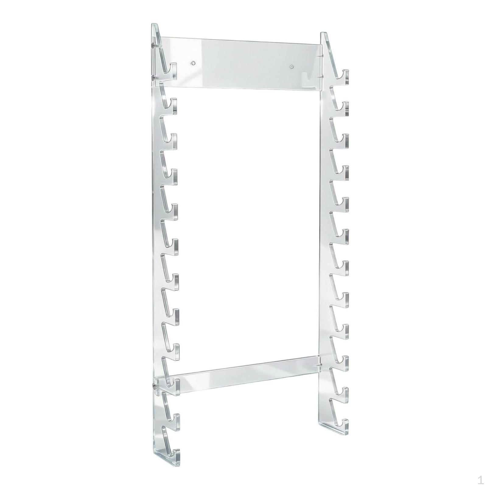 Acryl Drumstick Display Ständer Langlebig Wandmontage Stilvoll Premium Transparent white