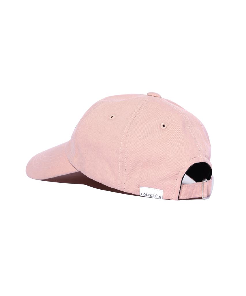 SOUNDSLIFE Vintage Lettering Washing Ball Cap Pink