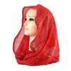 Women's Sequin Hooded Headscarf Head Wraps Fashion Skullies  for Party Daily Wear