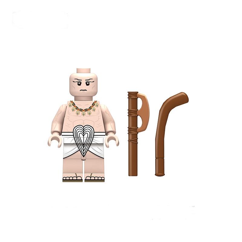 Children's Assembly Toy Intelligent And Educational Egyptian Spear Infantry Pharaoh Guard Building Blocks