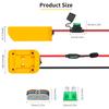 Power Wheels Adapter for Dewalt 18V/20V Lithium Battery DIY Battery Adapter with ON/OFF Switch & 30Amp Fuse for DIY Rc Car Toys