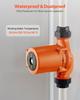 LPS32-8S/180 Cast Iron Circulator Pump, 3/8 HP, 220-240V 110 LPM Hot Water Recirculating Circulation Pump, Threaded Connection, 3-Speed Adjustment,
