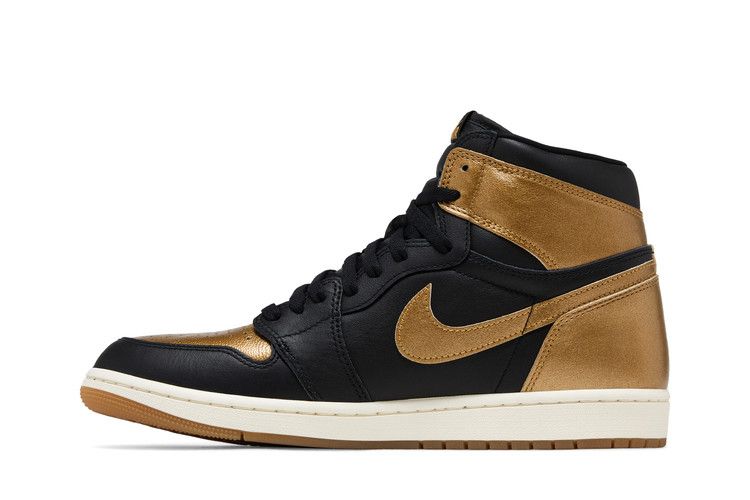 Jordan 1 Retro High OG Nero Oro Metallico