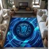 Tappeto in Flanella Stampato Chelsea FC Antiscivolo Morbido Poliestere Tappeto per Pavimento Tappetino Decorativo da Interno per Camera da Letto Soggiorno Divano Sala Giochi Decorazione Casa