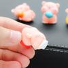 6Pcs/Set Cute Pig Car Interior Decoration Funny Auto Center Console Rearview Mirror Ornaments For Car Accessories