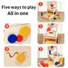 Cpc Ce Montessori Coin Box Multifunctional Early Childhood Education Children Building Block Color Matching Permanent Target Box Wooden Toys