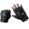 Men's Punk Rivet Fingerless Faux Leather Gloves for Cycling & Street Dance