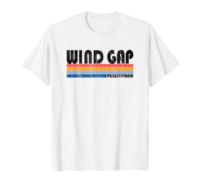 Wind PA Hometown Pride Retro Style Gap, tričko 70. 80. léta