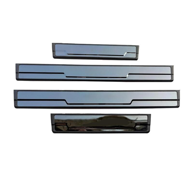 Door Sill Protector Pedal Car Scuff Plate Styling Stickers Accessories 2024 For Mitsubishi Outlander 2013 2016 2018
