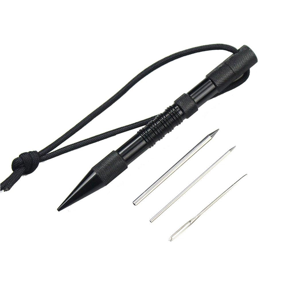 1Set Paracord Knitting Tool Set Aluminium Parachute Cord Needles Bracelets DIY Weave Tool Umbrella Rope Different Size Tools