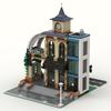 957PCS MOC Street View Central Station Model Custom Building Blocks Architecture DIY Assembly Display Gift Collectible Blocks