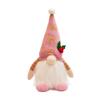 Glowing Multicolor Christmas Gnome Figurine with Faceless Design for Home Window Holiday Decor