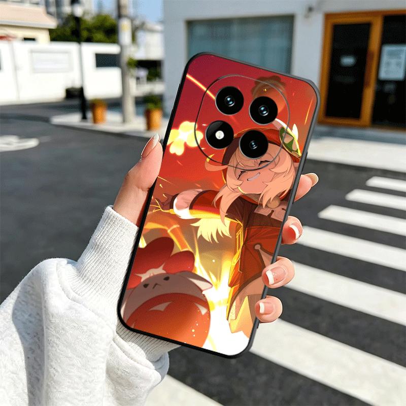 Genshin Impact Klee Soft Phone Case for Xiaomi Redmi Note 12 13 14 15 Pro Plus 11 12S 11S 11T 10 4G Black Cover Back Shell