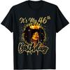 It's My 46th Birthday Queen 46 Years Old Crown Gold Women T-Shirt(1)