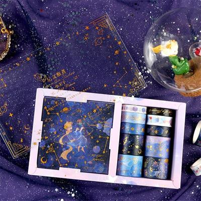 20 ks/škatuľka Le Petit Prince Space Traveling Washi Tape Set Galaxy lepiaca páska DIY Scrapbooking Nálepka Štítok Maskovacia páska Darček