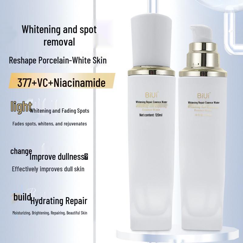 Whitening Repair Toner: Brightens, Reduces Spots, Niacinamide Infused, High-End Skincare