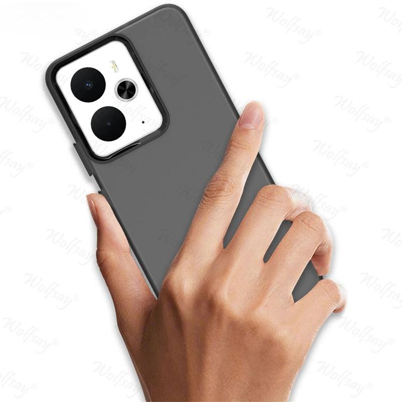 Anti-Drop Candy Color Phone Case For Realme P3 Matte PC Transparent Back Case Realme P3 5G Cover For Realme P3 Case 6.67 inch