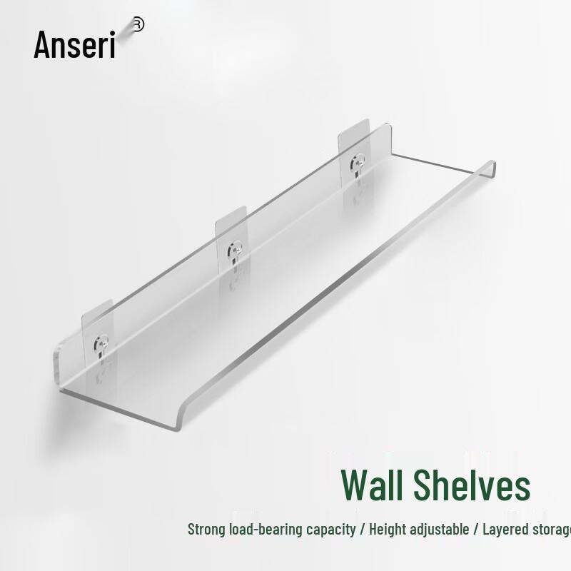 Акриловая настенная полка Anserui U-образной формы 50 x 10 cm