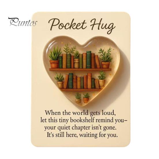 Capsule Shaped Ornament Pocket Hug Token for Hairstylists Heart Acrylic Band-aid Art Keepsake with Mini Hair Tools Stylist Appreciation Gifts Medicine