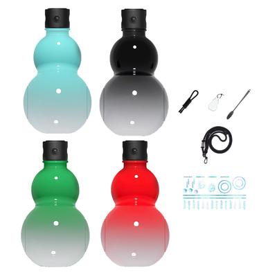 Gourd Water Bottle 900ml Leakage Proof Stylish Look Portable Sports Water Bottle for Men Women Offic