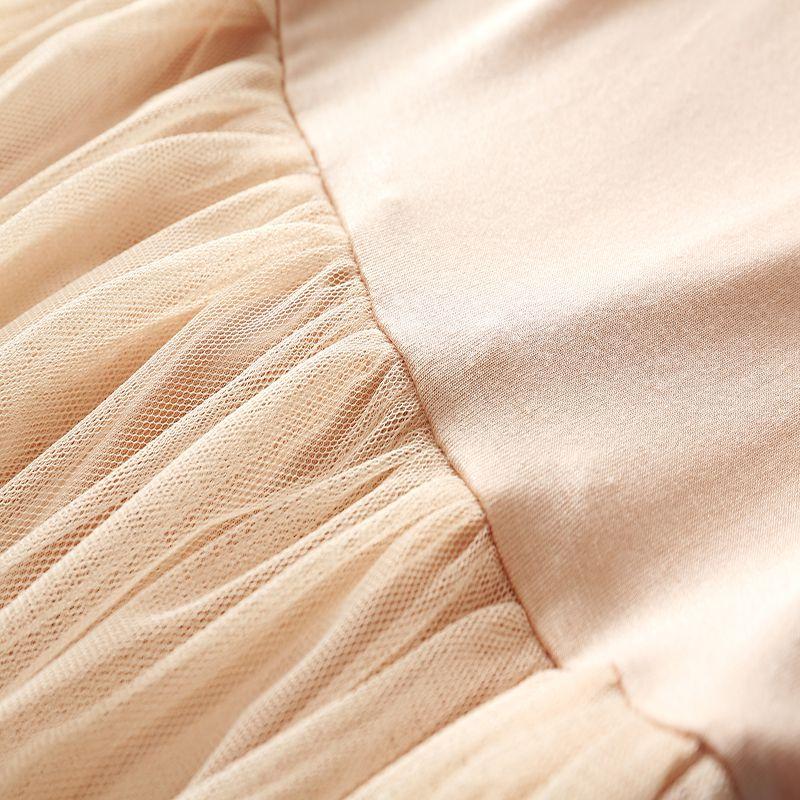 Elegant Women Summer Yarn Splicing Dress Sleeveless Boho Beach Sundress For Casual Wear