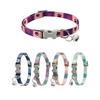 Korean Style PP Fashion Cat Collars with Paw Print Pendants and Bells