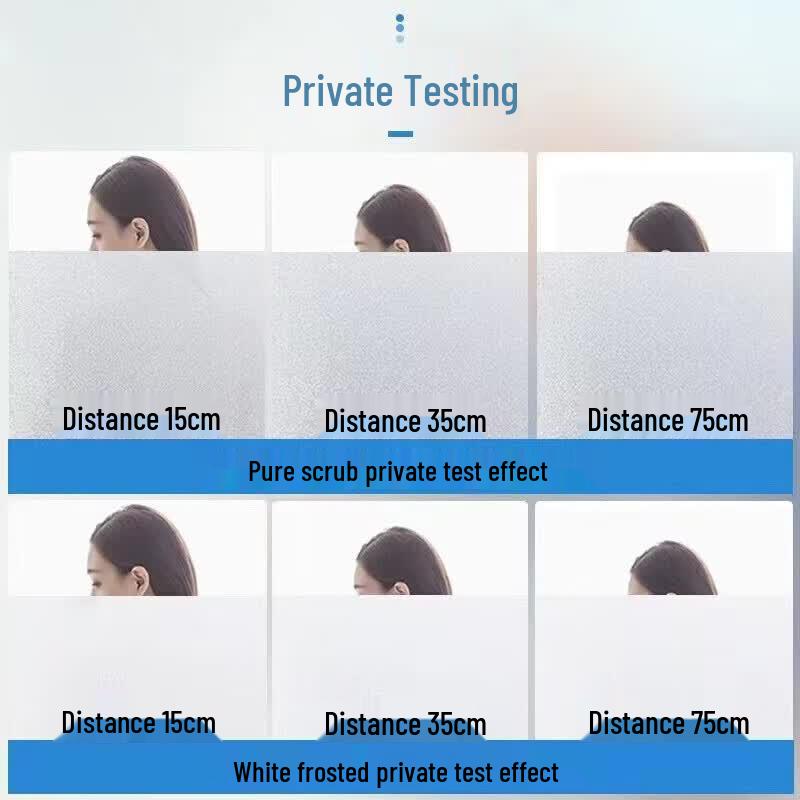 Frosted Static Cling Privacy Window Film 90cm Width