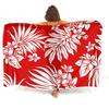 Bikini Coat Anti-Slip Sarong Hawaiian Vintage Pattern Custom Floral Print Polynesian Sarong Summer Beach Soft Shawl