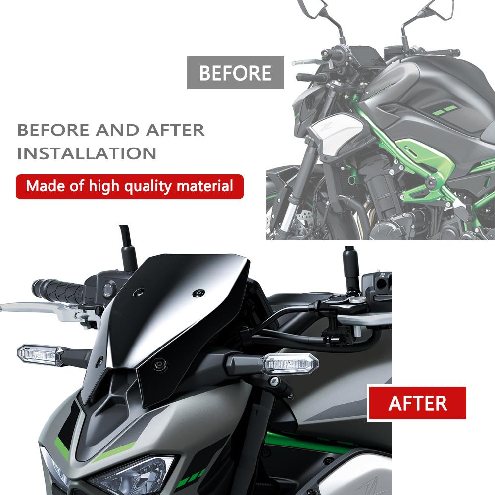 For z900se Touring Windshield Z900 2025 Z 900 SE 2025 Motorcycle Accessories Visor Double Bubble Windscreen Wind Deflector