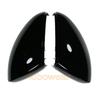 2pc Side Wing Mirror Caps Cover for VW Tiguan MK1 I 1 for Skoda Yeti Sharan 2009 2010 2011 2012 2013 2014 2015 Replace Black