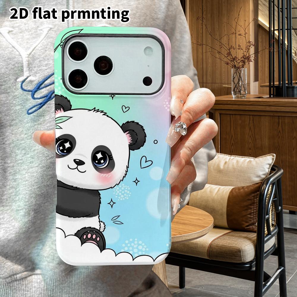 Phone Case: 2D Flat Design Suitable for iPhone 18, 17, 16, 15, 14, 13 Pro Film Protective Case, Couple Style, Gradient Rainbow, Christmas and Hallowee