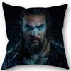 45X45Cm Pillow Cover Jason Momoa Square Zipper Cotton Linen Pillow Cases Bedroom Home Wedding Decorative Pillowcase 1213