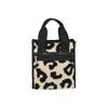 Lesportsac Black Denim/Leopard Sherpa Mini N/S Tote Bag [1609.La80]